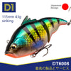 D1 Fishing Vatalion DT6008 Sinking/Floating Hardbait