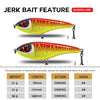 TSUYOKI Musky/Pike Jerkbaits 90mm/105mm Slow Sinking