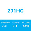 Shimano CURADO 200 Baitcasting Reel (2023 Version) 6.2/7.4/8.5 Low Profile 6+1BB 5.5Kg-6.0Kg Max Drag
