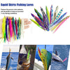 Gowave SS-30 12Inch Big Game Trolling Skirted Squid Lures 10PC