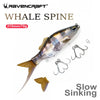 RAVENCRAFT WHALE SPINE 215mm 70g Slow Sinking 3 Section Swimbait