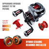 Seasir Mansory Ultralight Carbon BFS Baitcasting Reel 146g 11+1BB 7.3:1 HS Ratio