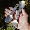 Titanium 2-in-1 Folding Spoon/Fork