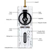 Multifunctional Ruler Compass with Lanyard