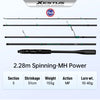 Kingdom Xestus Casting/Spinning Travel Rod 5PC 2m 2.1m 2.16m 2.28m MF Action