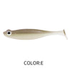 Supercontinent Zander Shad T-tail Soft Lure 5cm/7cm 8-12PCS