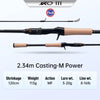 Kingdom KO-Ⅲ Spinning Fishing Rod High Carbon XF MF Action Fuji Ring Lure Rod Fuji Reel Seat For Bass Pike Casting Fishing Rod