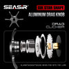 Seasir Salminus Metal Baitcasting Reel Aluminum Frame CNC Drag Knob 8.0:1 Gear Ratio 11+1BB Extended Carbon Handle Fishing Reel