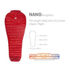 AEGISMAX LETO & NANO 700FP Ultra Dry Goose Down Sleeping Bag