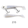 Noeby Vibration Jig Head T Tail Soft Shad 7.5cm/21g 9cm/28g