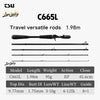 TSURINOYA LURE VALLEY Travel rod 5 Section Expedition Fishing Rod 1.98m 2.08m 2.28m 2.44m 2.7m FUJI Guide Spinning Casting Rod