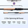 Kingdom KO-Ⅲ Spinning Fishing Rod High Carbon XF MF Action Fuji Ring Lure Rod Fuji Reel Seat For Bass Pike Casting Fishing Rod