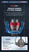 Abu Garcia Max Elite Spinning Reel 6.2:1 9+1BB Max Drag 2.9-6.4KG Zenon Series V-TYPE Turret C6 Carbon Fiber Frame