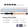 PureLure Amaro Casting/Spinning Rod 2.03m-2.45m 2PC M ML H MH XH