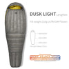AEGISMAX Dusk Light Wind Hard Ultralight Down Sleeping Bag 7D Nylon DWR 800FP