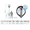 Noeby Telescopic Full Carbon Landing Net