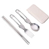 3PC Portable Tableware Set 304 Stainless