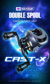 Seasir Cast-X Baitcasting Micro Reel 7.3:1 6+1BB Double Spool 8.5Kg Max Drag