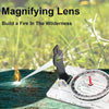 Multifunctional Ruler Compass with Lanyard