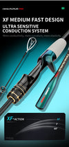 CEMREO Travel Rod Spinning Casting Carbon Fishing Rod Multisection Fishing Rod Good Quality Fishing Tackle Model:RS-P