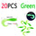 20pcs Green