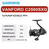 Shimano Vanford (2024) Spinning Reel 6/7/9+1BB 11Kg Max Drag 5.1 5.3 5.7 5.8 6.2 6.3 6.4 Ratios