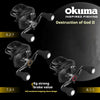 Okuma Hakai Low Profile Baitcaster Reel 6.2:1/7.3:1/8.1:1 6+1BB 9KG Max Drag