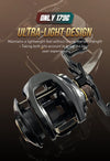 Seasir Repeater Baitcasting Reel 5+1BB 7.3:1 8.5Kg Max Drag