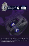 Seasir ZERO-VX 133g BFS Baitcasting Reel 7.6:1 High Speed Ratio 6+1BB Max Drag 4kg
