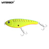 WATERBOY Musky Buster 10cm/27g 12cm/33g Slow Sinking VIB LiplessJerkbait