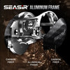 Seasir Salminus Metal Baitcasting Reel Aluminum Frame CNC Drag Knob 8.0:1 Gear Ratio 11+1BB Extended Carbon Handle Fishing Reel