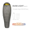 AEGISMAX Dusk Light Wind Hard Ultralight Down Sleeping Bag 7D Nylon DWR 800FP