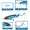 1-8Pcs Topwater Whopper Popper 13g 15g 35g