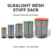 HODR Lightweight Mesh Stuff Sack Storage Bags