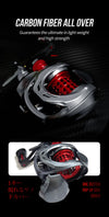 Seasir Mansory Ultralight Carbon BFS Baitcasting Reel 146g 11+1BB 7.3:1 HS Ratio