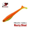 KesFishing Nasty Shad T-Tail 4Inch 6Pcs