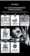 BearKing Zeus II Series Spinning Reel 6-9BB 5.2:1/6.2:1 4-7Kg Max Drag