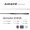 PureLure Amaro Casting/Spinning Rod 2.03m-2.45m 2PC M ML H MH XH
