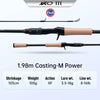 Kingdom KO-Ⅲ Spinning Fishing Rod High Carbon XF MF Action Fuji Ring Lure Rod Fuji Reel Seat For Bass Pike Casting Fishing Rod