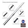 Noeby Gainers Heavy Game Fishing Rod 2.59m/2.75m/3.05m 2PC