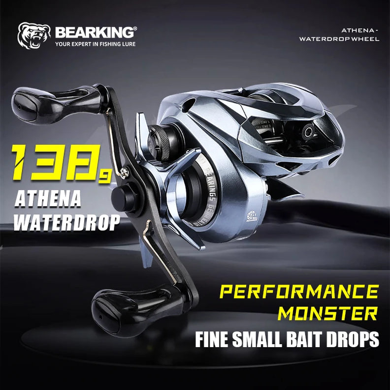 BEARKING New Athena30-BFS 137g Baitcasting Fishing Reel Ultralight 7.1 1 High Speed Gear Ratio 6 1bb Max Drag 4.5kg Fresh Saltwater Fishing Reel I.849388594