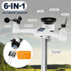 8-in-1 Wireless Outdoor Weather Station with WiFi Sync