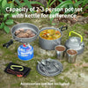 Camping Cookware Set for 1-7 Persons