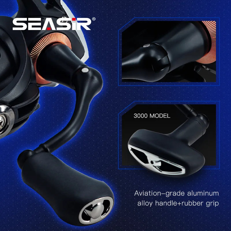 Seasir Black Arrow Spinning Reel 5+1BB 5.2:1 Ratio Max Drag 8-13Kg – Pro Tackle World