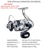 Shimano Saragosa SW (2020 Model) Spinning Reel 5/6+1BB 6.2:1/5.7:1/5.6:1/4.9:1/4.4:1