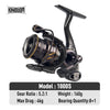 Kingdom Micro Fly PRO Spinning Reel 160g Utra light 8+1BB 8KG Max Drag 5.2:1