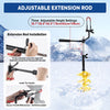 Goture Ice Drill Auger Set with Centering Point Blade