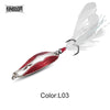Kingdom 5g 7g 10.5g 14g Spoon Lure with Dressed Treble Hook