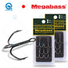 Megabass 10PC/Lot Katsuage Treble Hook
