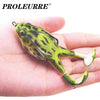Proleurre 1PC Double Propeller Soft Silicone Pro Frog Bait